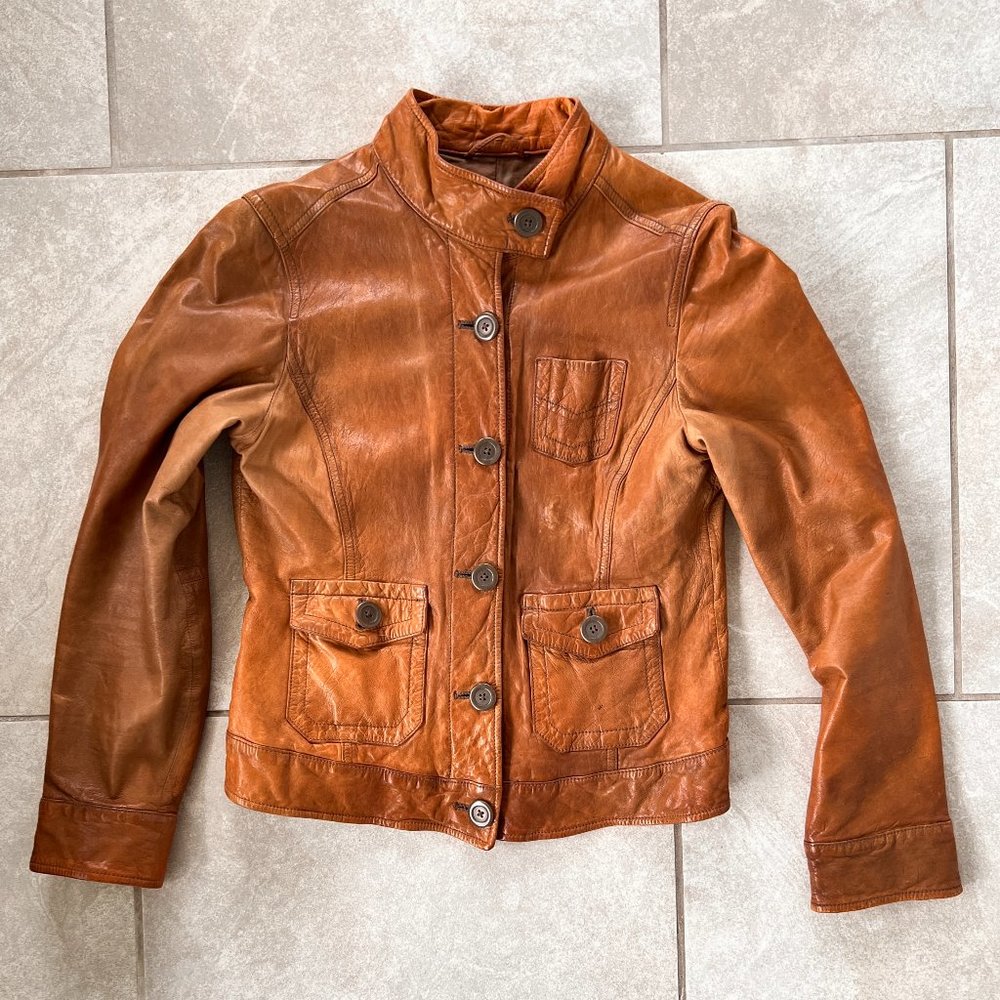Vintage Leather Gap Jacket